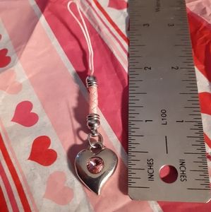 Swarovski cell phone charm